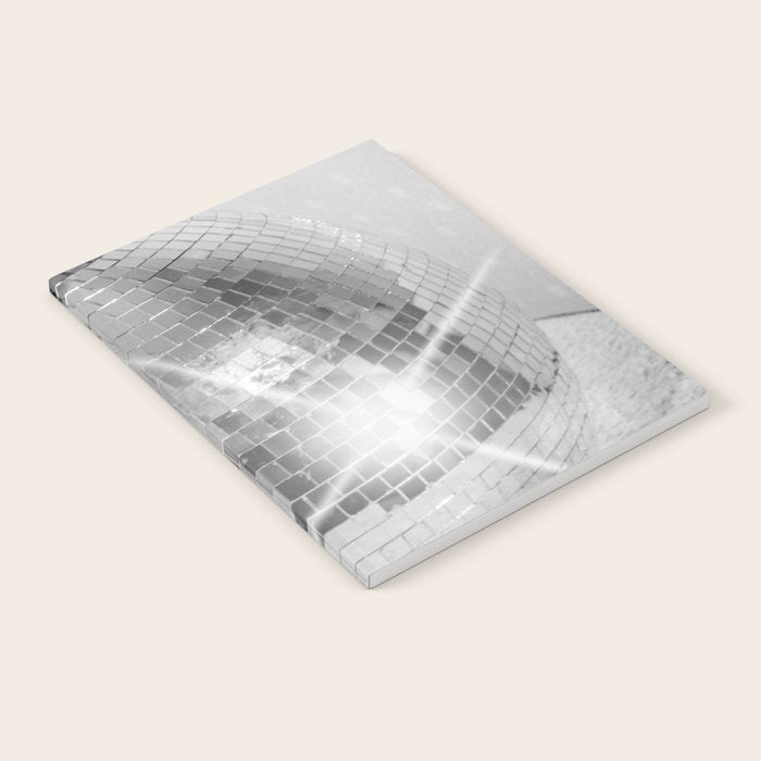 Disco Glow - Black and White Photography Notebook Gallery Image 1