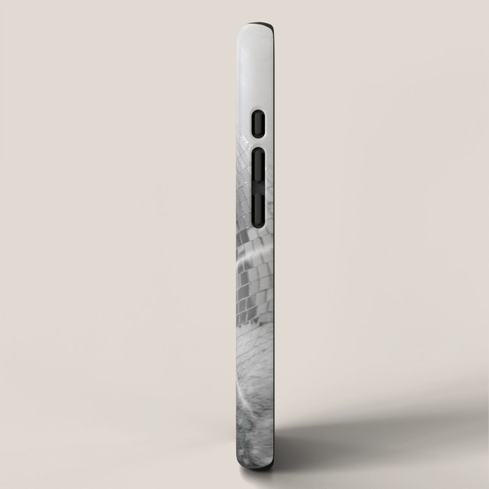 Disco Glow - Black and White Photography iPhone Case Gallery Image 2