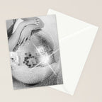 Disco Glow - Black and White Photography Stationery Card Gallery Image 2