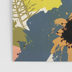 Yellow Ochre Florals Poster Gallery Image 3