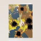 Yellow Ochre Florals Stationery Card Gallery Image 2