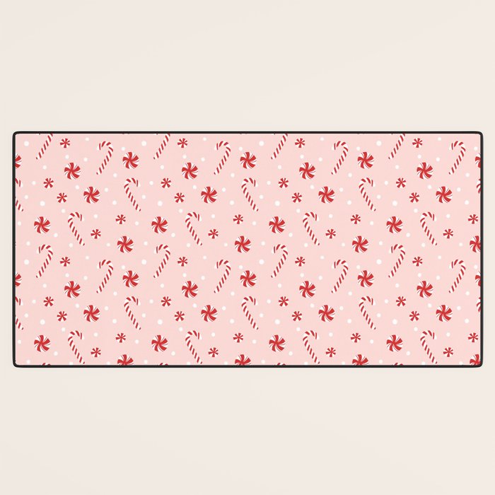 Peppermint Christmas Desk Mat Gallery Image 3