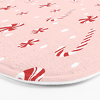 Peppermint Christmas Bath Mat Gallery Image 3