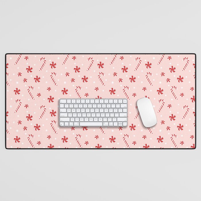 Peppermint Christmas Desk Mat Gallery Image 1