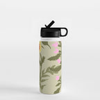 Flower Market, Prague, Abstract floral art Water Bottle Gallery Image 1