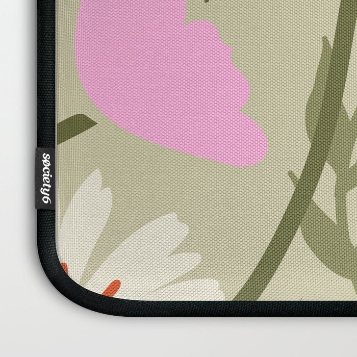 Flower Market, Prague, Abstract floral art Laptop Sleeve Gallery Image 3