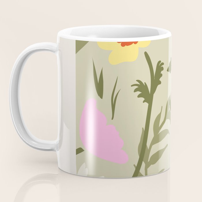 Flower Market, Prague, Abstract floral art Coffee Mug Gallery Image 3