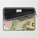 Flower Market, Prague, Abstract floral art Laptop Sleeve Gallery Image 2