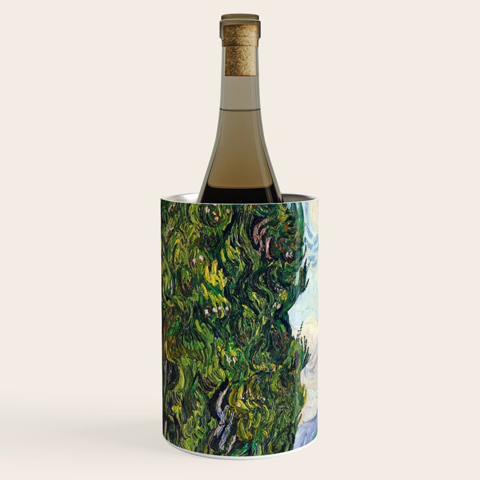Cypresses by Vincent Van Gogh Wine Chiller Gallery Image 1