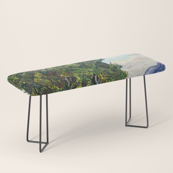 Cypresses by Vincent Van Gogh Bench Gallery Image 1