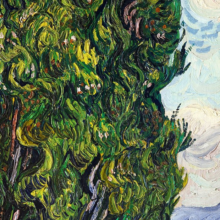 Cypresses by Vincent Van Gogh Coffee Mug Gallery Image 2
