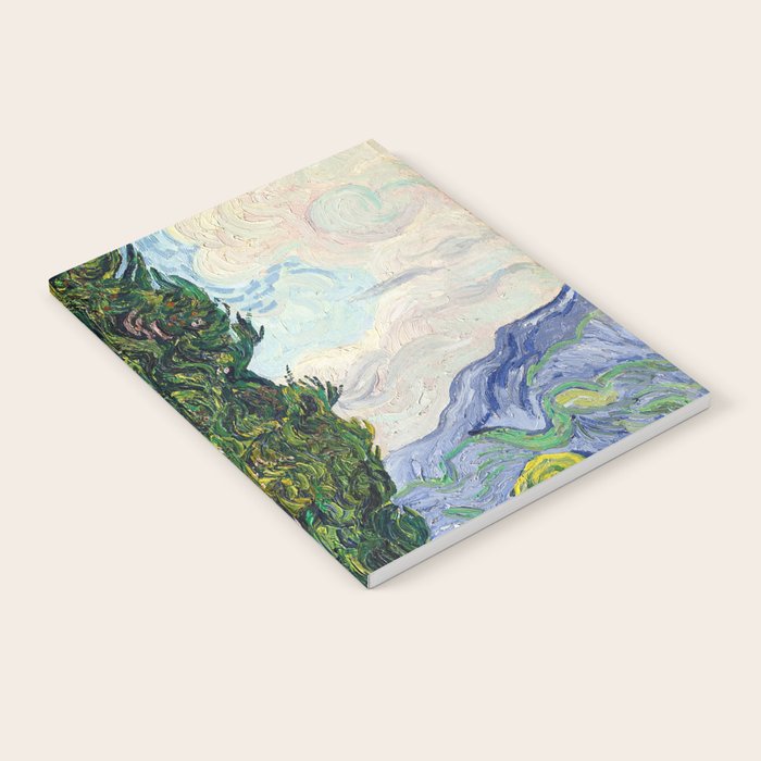 Cypresses by Vincent Van Gogh Notebook Gallery Image 2