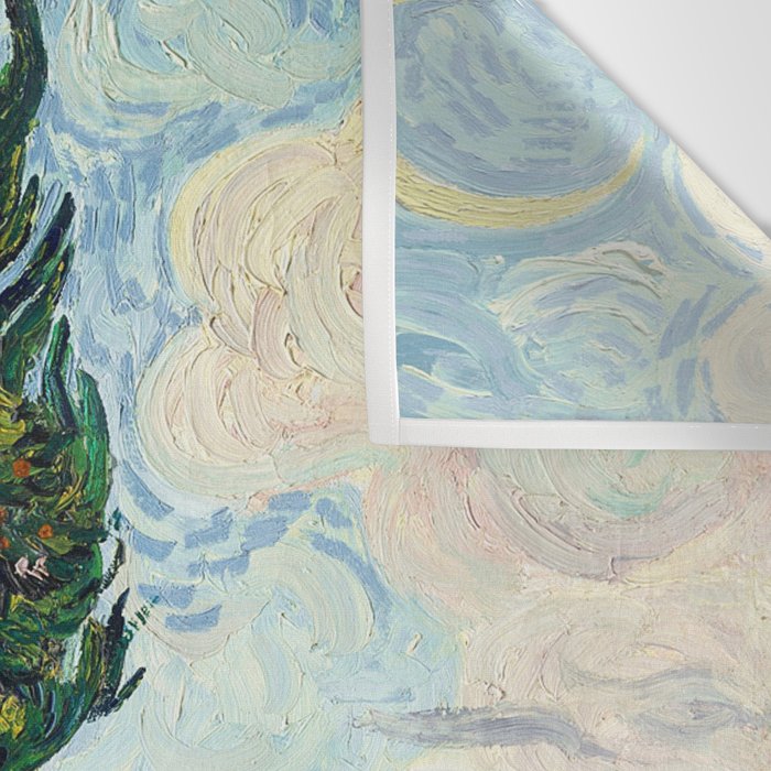 Cypresses by Vincent Van Gogh Wall Tapestry Gallery Image 3