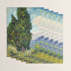 Cypresses by Vincent Van Gogh Wrapping Paper Gallery Image 3