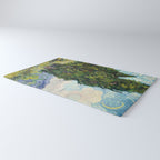 Cypresses by Vincent Van Gogh Rug Gallery Image 3