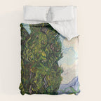 Cypresses by Vincent Van Gogh Comforter Gallery Image 6
