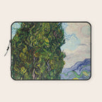 Cypresses by Vincent Van Gogh Laptop Sleeve Gallery Image 1