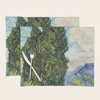 Cypresses by Vincent Van Gogh Placemat Gallery Image 1
