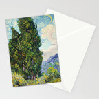 Cypresses by Vincent Van Gogh Stationery Card Gallery Image 2