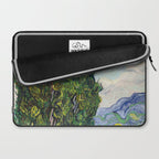 Cypresses by Vincent Van Gogh Laptop Sleeve Gallery Image 2