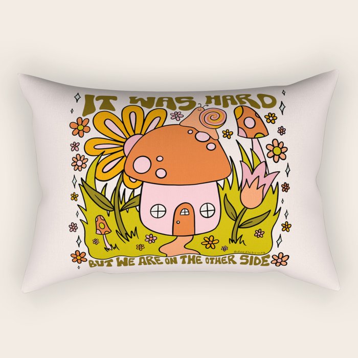 It Was Hard Rectangular Pillow Gallery Image 2