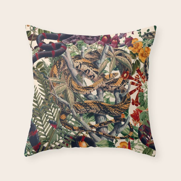 Dangers in the Forest II Throw Pillow Gallery Image 6