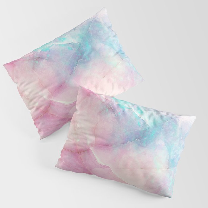 Iridescent marble Pillow Sham Gallery Image 3