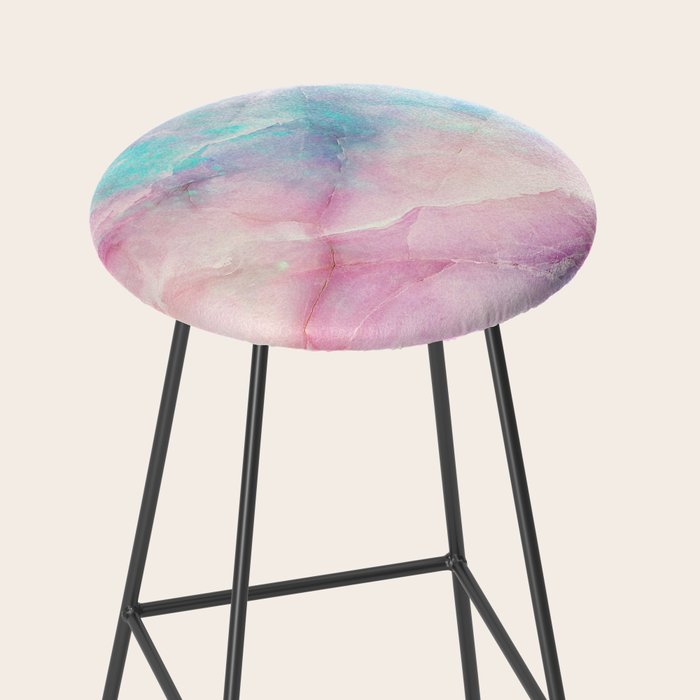 Iridescent marble Stool Gallery Image 2