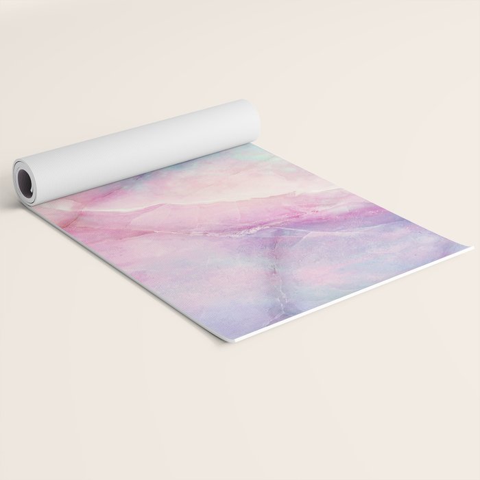 Iridescent marble Yoga Mat Gallery Image 2