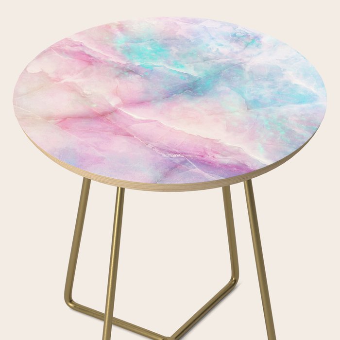 Iridescent marble Side Table Gallery Image 2