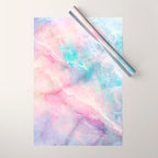 Iridescent marble Wrapping Paper Gallery Image 1