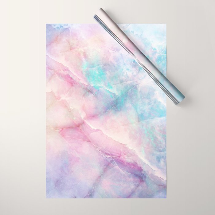 Iridescent marble Wrapping Paper Gallery Image 1