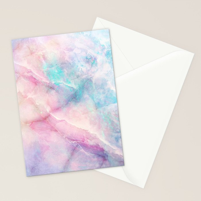 Iridescent marble Stationery Card Gallery Image 2