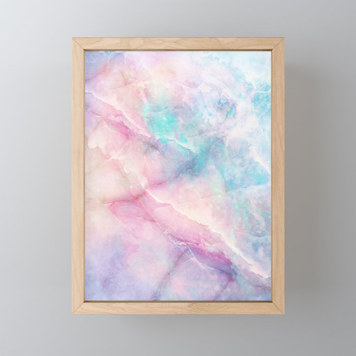 Iridescent marble Mini Art Print Gallery Image 1