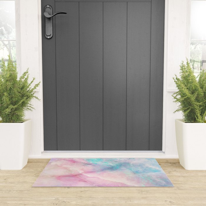 Iridescent marble Welcome Mat Gallery Image 3