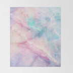Iridescent marble Throw Blanket Gallery Image 2