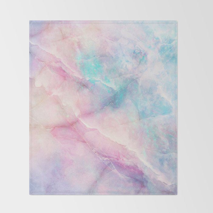 Iridescent marble Throw Blanket Gallery Image 2