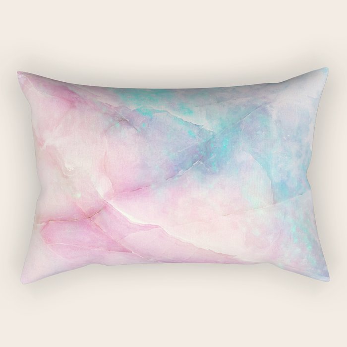 Iridescent marble Rectangular Pillow Gallery Image 1