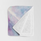Iridescent marble Throw Blanket Gallery Image 3