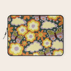 Clouds, smiles and flowers Laptop Sleeve Gallery Image 1