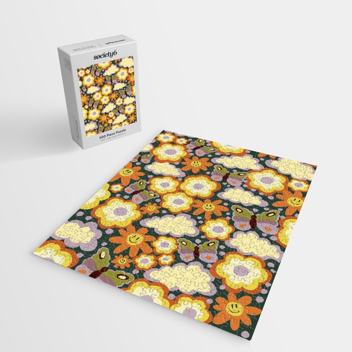 Clouds, smiles and flowers Jigsaw Puzzle Gallery Image 2