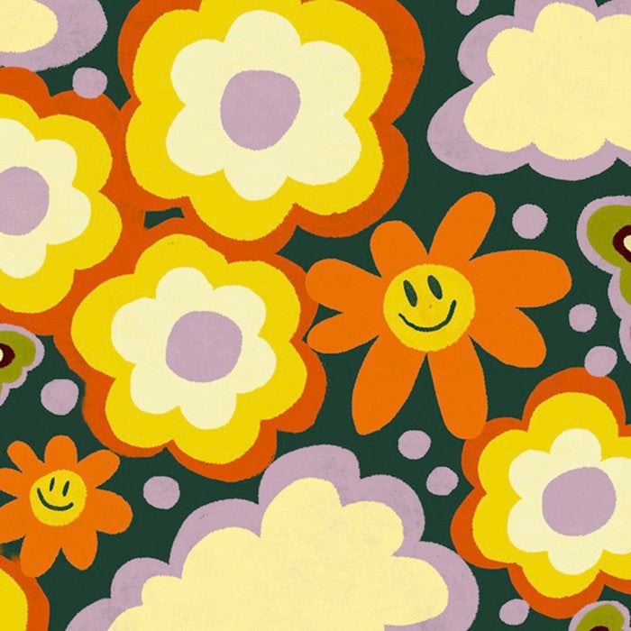 Clouds, smiles and flowers Coffee Mug Gallery Image 2