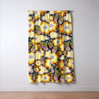 Clouds, smiles and flowers Window Curtain Gallery Image 3