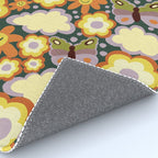 Clouds, smiles and flowers Rug Gallery Image 4