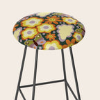 Clouds, smiles and flowers Stool Gallery Image 2