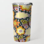 Clouds, smiles and flowers Travel Mug Gallery Image 2