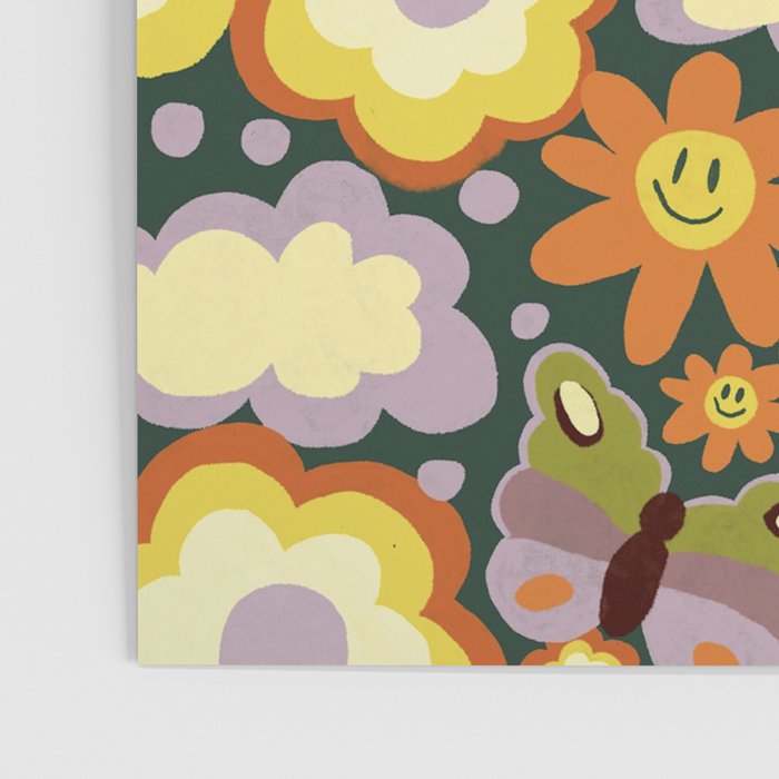 Clouds, smiles and flowers Poster Gallery Image 3
