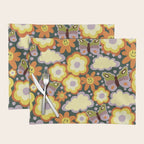 Clouds, smiles and flowers Placemat Gallery Image 1