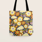 Clouds, smiles and flowers Tote Bag Gallery Image 1