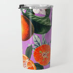Vintage Fruit Pattern X Travel Mug Gallery Image 3